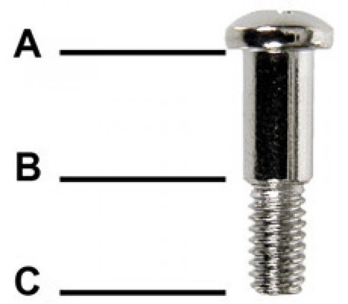 Classic Headquarters Camaro Rallysport Park, 69 B/U Lens Screws 4 W-226