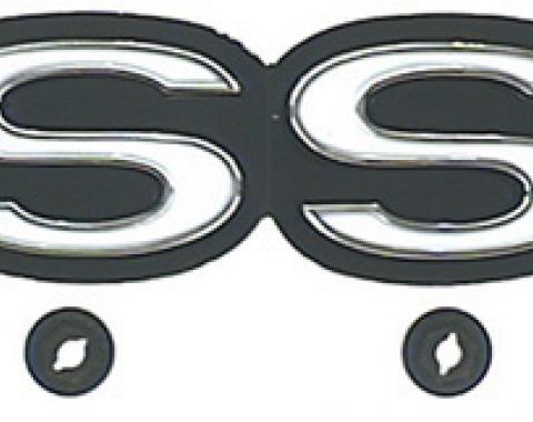 Classic Headquarters "SS" Rear Panel Emblem W-393