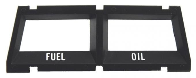 Classic Headquarters Nova (X-Body) Fuel & Oil Console Gauge Bezel (Blue) W-664