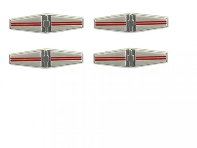 Classic Headquarters Camaro Deluxe Seat Back Emblem Set, 4 Pieces W-920E