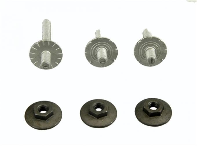 Classic Headquarters F-Body Quarter Window Track Stud and Nut Set (6) R-251