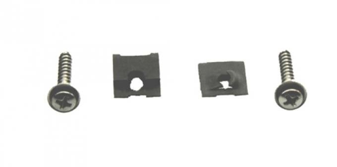 Classic Headquarters Camaro Under Dash Steering Column Cover Mounting Set H-112