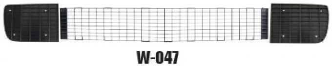 Classic Headquarters Rallysport Camaro Grille and Doors Set (3) W-047