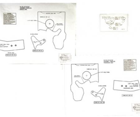 Classic Headquarters Camaro Rallysport Fenderwell Template Kit W-879