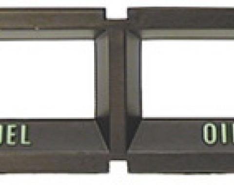 Classic Headquarters Console Fuel and Oil Bezel W-210