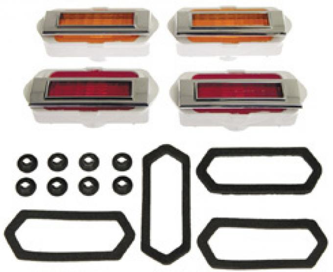 Classic Headquarters Side Marker Lamp Kit (Complete) W-768A