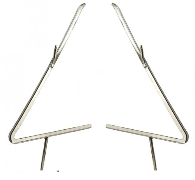Classic Headquarters F-Body Vent Window Glass Frames, Pair W-032