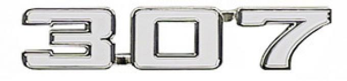 Classic Headquarters Camaro "307" Fender Emblem, Each W-410A