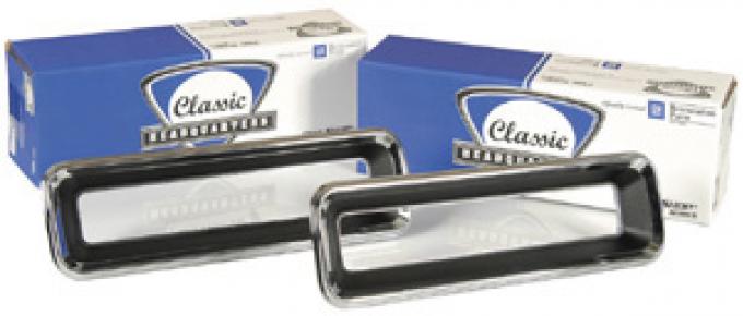 Classic Headquarters Tail Lamp Bezels, Pair W-738