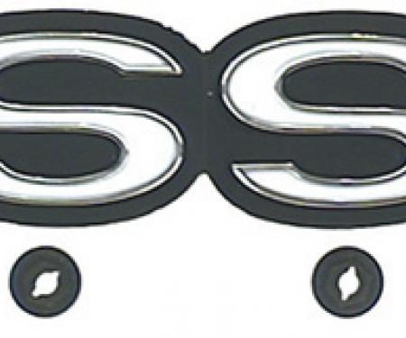 Classic Headquarters "SS" Rear Panel Emblem W-393