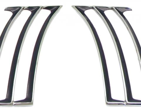 Classic Headquarters Camaro 1/4 Panel Louvers, Pair W-446A