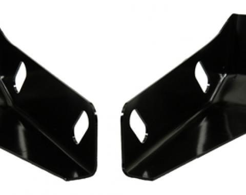 Classic Headquarters Camaro Frame to Radiator Support Brackets, Pair W-014