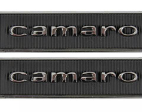 Classic Headquarters Standard Door Panel 'Camaro' Emblem, Pair W-094