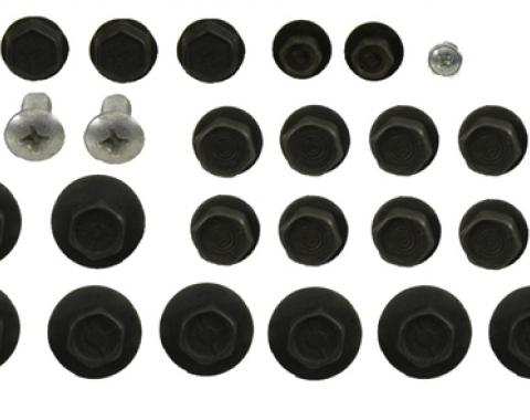 Classic Headquarters F-Body Door Hardware Mounting Bolt Kit, 25 Pieces H-183