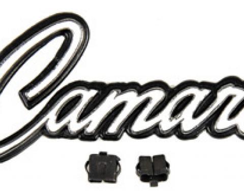 Classic Headquarters Glove Box "Camaro" Emblem W/Clips W-900