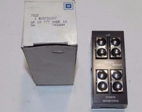 GM Power Window Master Door Switch NOS 20731007