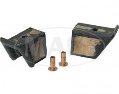 Ford Thunderbird Upper Vent Bar Channel Seals, Includes Rivets, 1958-60
