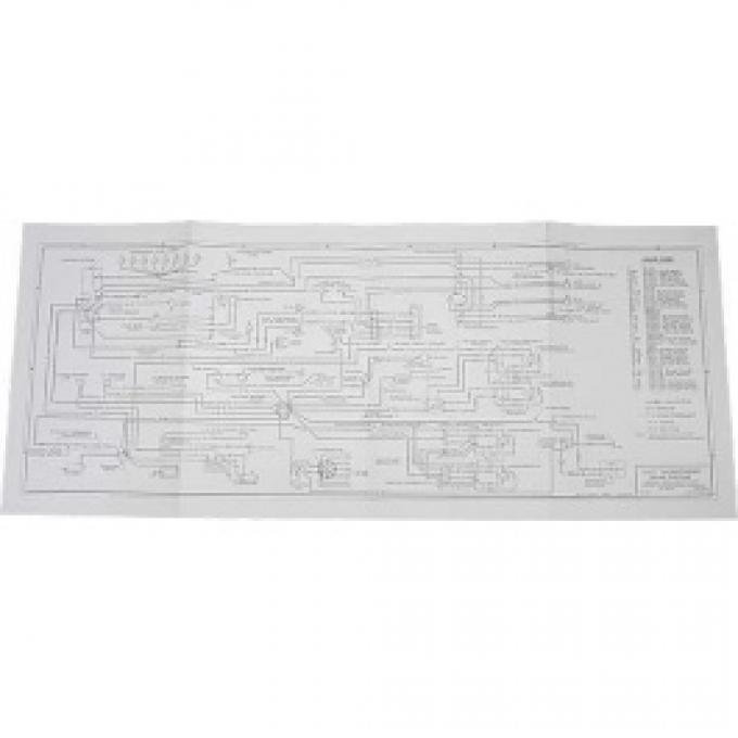 Wiring Diagram, 34 X 14 Fold-Out Type, 1955