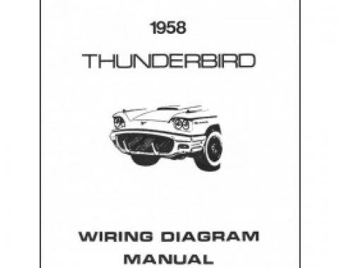 Thunderbird Wiring Diagram Manual, 8 Pages, 1958