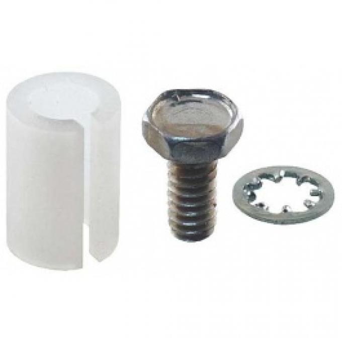 Ford Thunderbird Windwing Hinge Bushing & Screw Set, 1956-57