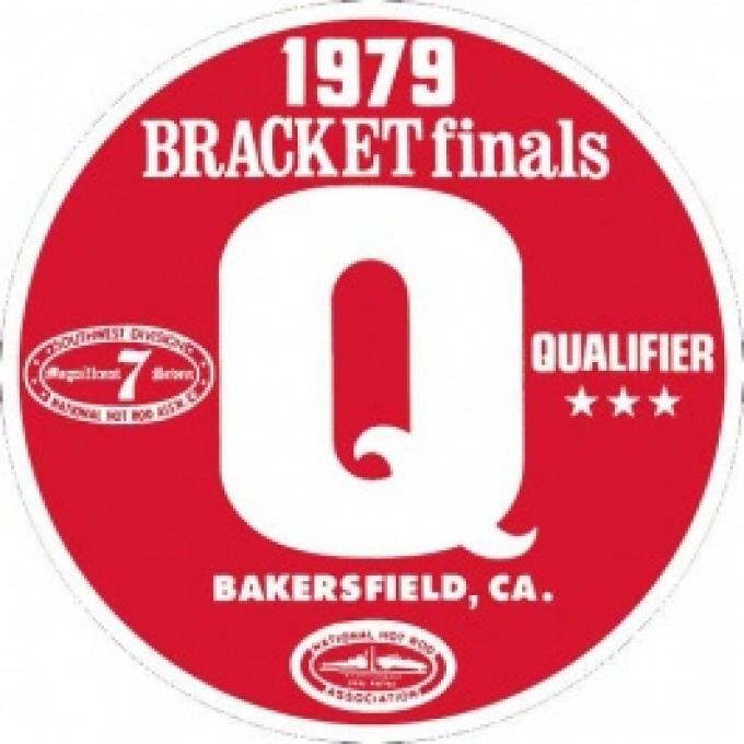 Decal, Bakersfield 1979 Bracket Finals Qualifier