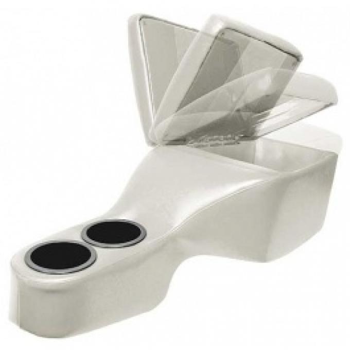 Ford Thunderbird Wing Rider Console, White, 1955-56