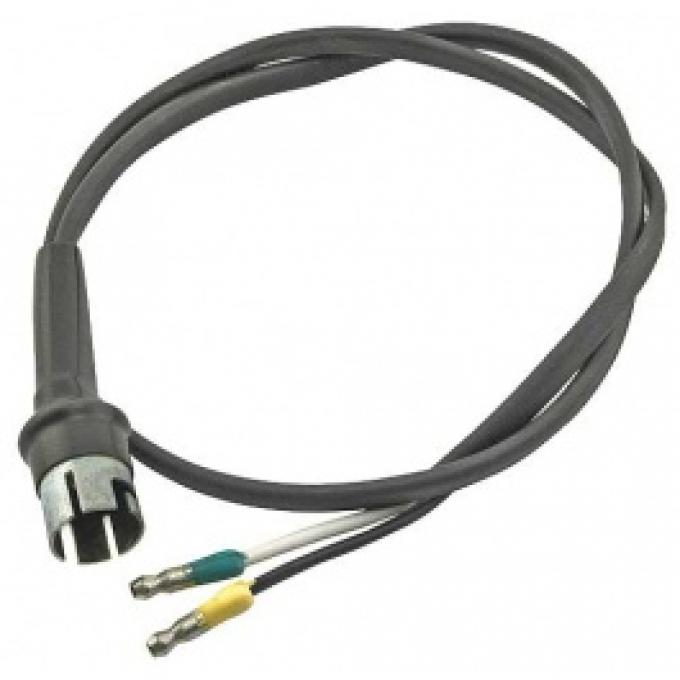 Ford Thunderbird Parking Light Socket, Front Right Turn Signal, PVC Wire, 1956