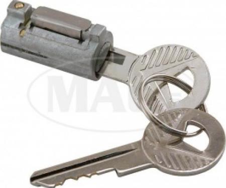 Ford Thunderbird Trunk Lock Cylinder, Includes 2 Keys, No Longer Includes The Cover, 1955-59