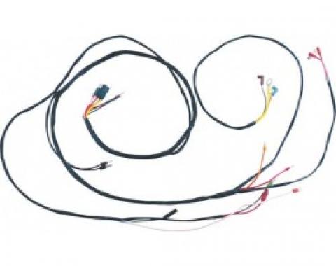 Ford Thunderbird Dash To Engine Gauge Feed Wire, 17 Terminals, With Air Conditioning, 1960