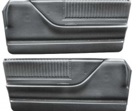 Ford Thunderbird Door Trim Panels, Black, 1966