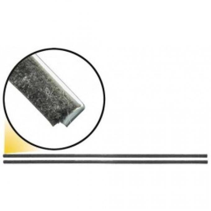 Ford Thunderbird Belt Weatherstrips, Outer, With Clips Installed, 1955-57