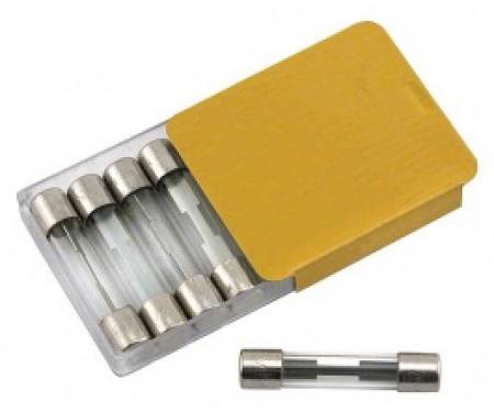 Glass Tube Fuses, SFE-20, Set Of 5 Pieces, For The Heater, 1955