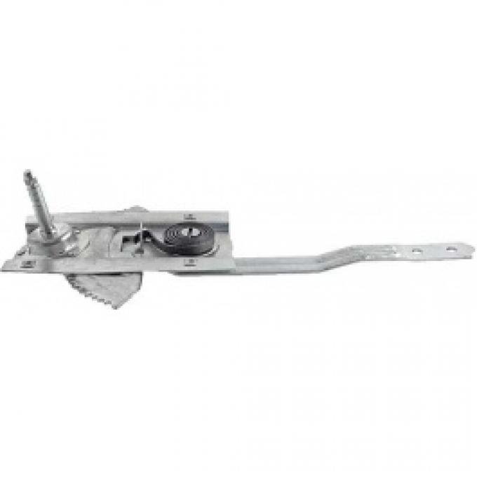 Ford Thunderbird Manual Window Regulator, Right, Zinc Plated, 1955-57