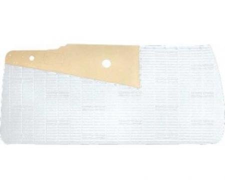 Ford Thunderbird Interior Door Trim Panels, White #LB11, 1956