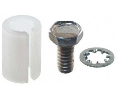 Ford Thunderbird Windwing Hinge Bushing & Screw Set, 1956-57