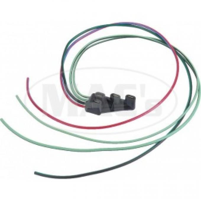 Wiring Harness 4 Wire Relay Pigtail, 1960-1966