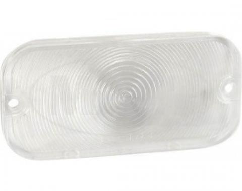 Ford Thunderbird Parking Light Lens, Plastic, Clear, 1964-65