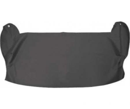 Ford Thunderbird Drop Curtain, Vinyl, Snaps Installed, Black #LB13, 1957