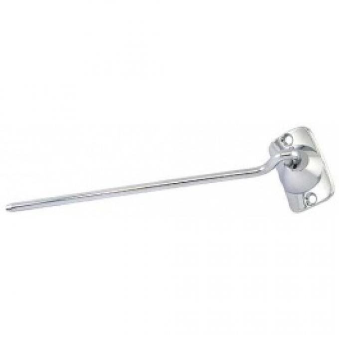 Ford Thunderbird Sun Visor Bracket & Rod, Right, Chrome, 1956