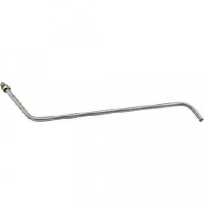 Ford Thunderbird Power Brake Booster Vacuum Line, From Brk Bstr To Man, Stainless, 1958-60