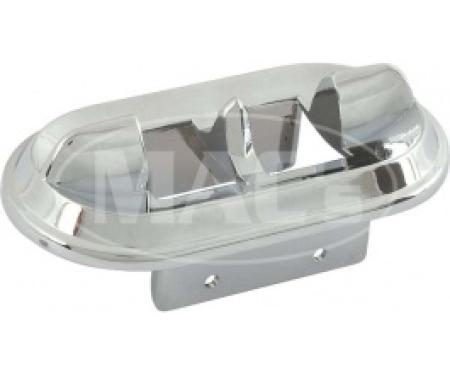 Ford Thunderbird Power Window Switch Bezel, Left, Chrome, Double Type, 1955-57
