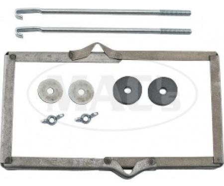 Ford Thunderbird Battery Hold Down Clamp Kit, For Original Style 6 Volt Group 2N Battery, 1955
