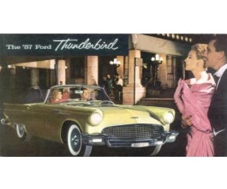 Dealer Sales Foldout Brochure, 1957 Thunderbird