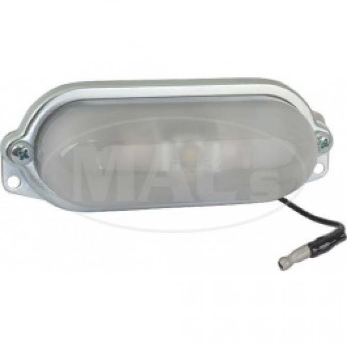 Ford Thunderbird Rear License Plate Light Assembly, 6 Volt, 1955