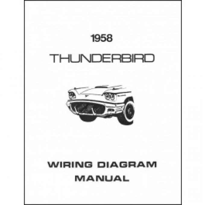 Thunderbird Wiring Diagram Manual, 8 Pages, 1958