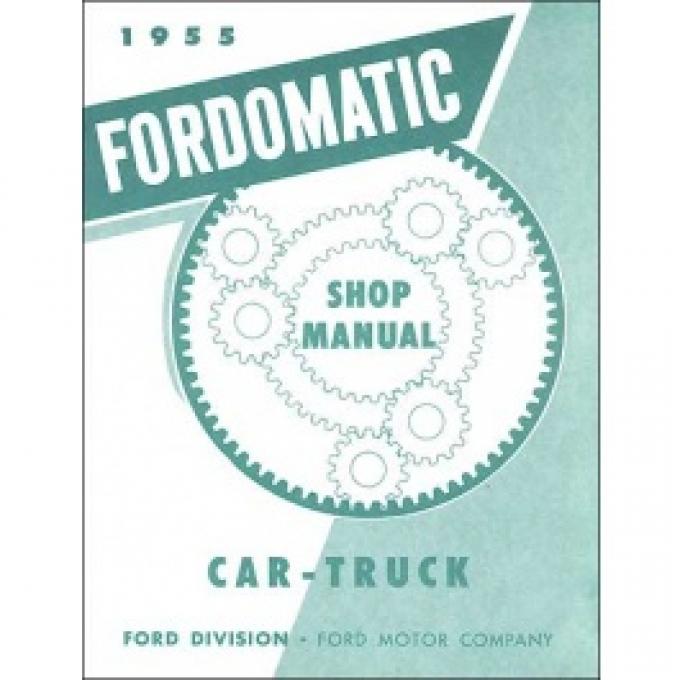 Ford-O-Matic Transmission Manual, 62 Pages, 1955