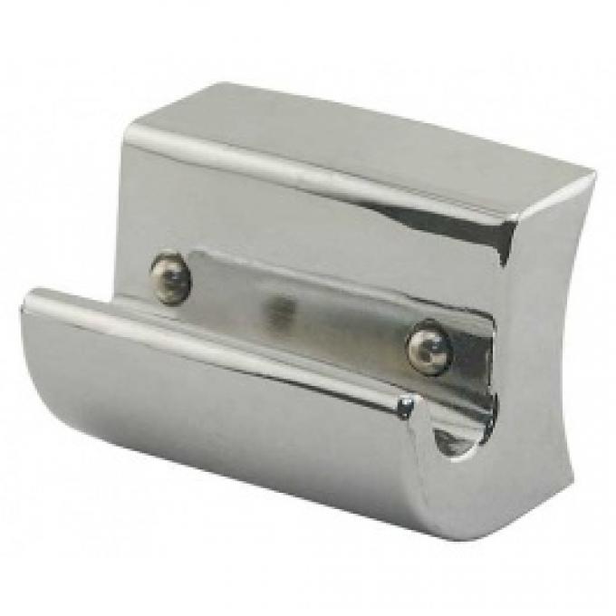 Ford Thunderbird Sun Visor Clip, Chrome, 1961-63