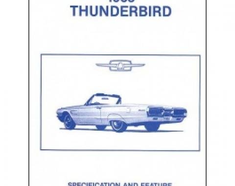Thunderbird Facts & Features Manual, 18 Pages, 1965