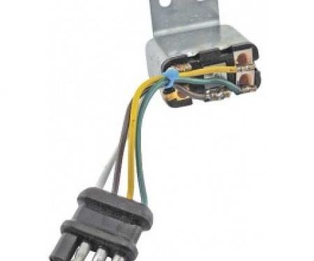 Ford Thunderbird Emergency Flasher Relay, 4 Wire Plug, 1966