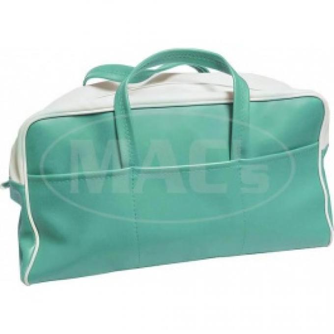 Ford Thunderbird Tote Bag, Green & White, 1955